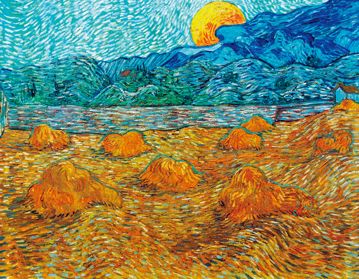  文森特·威廉·梵高  Vincent Willen Van Gogh ——月亮初上